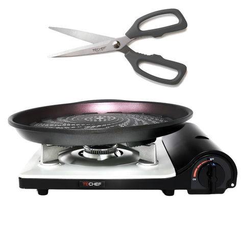 TECHEF Agni portable stove delivering powerful heat for tabletop grilling