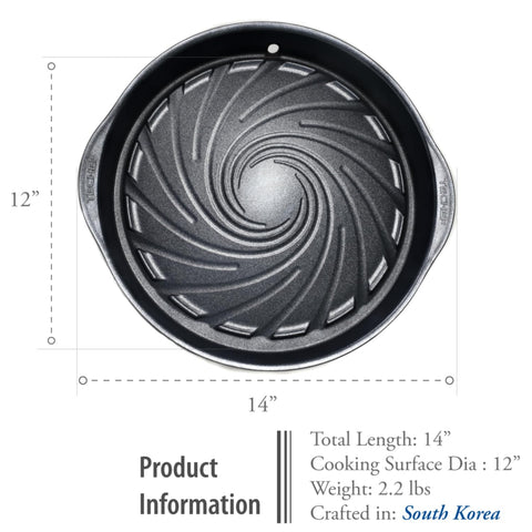TECHEF grill pan is oven safe up to 450F for versatile cooking