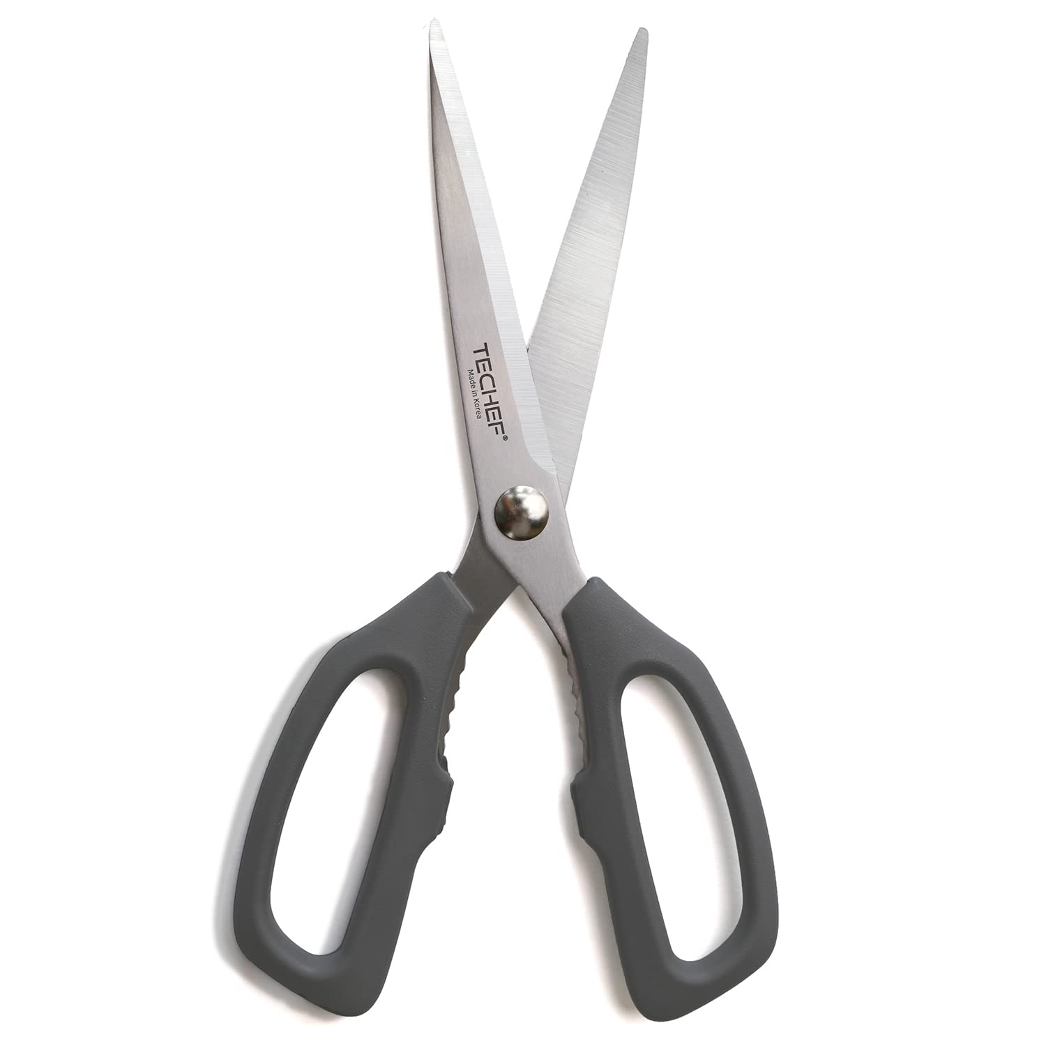 TECHEF kitchen shears ideal for pizza slicing and crust work.