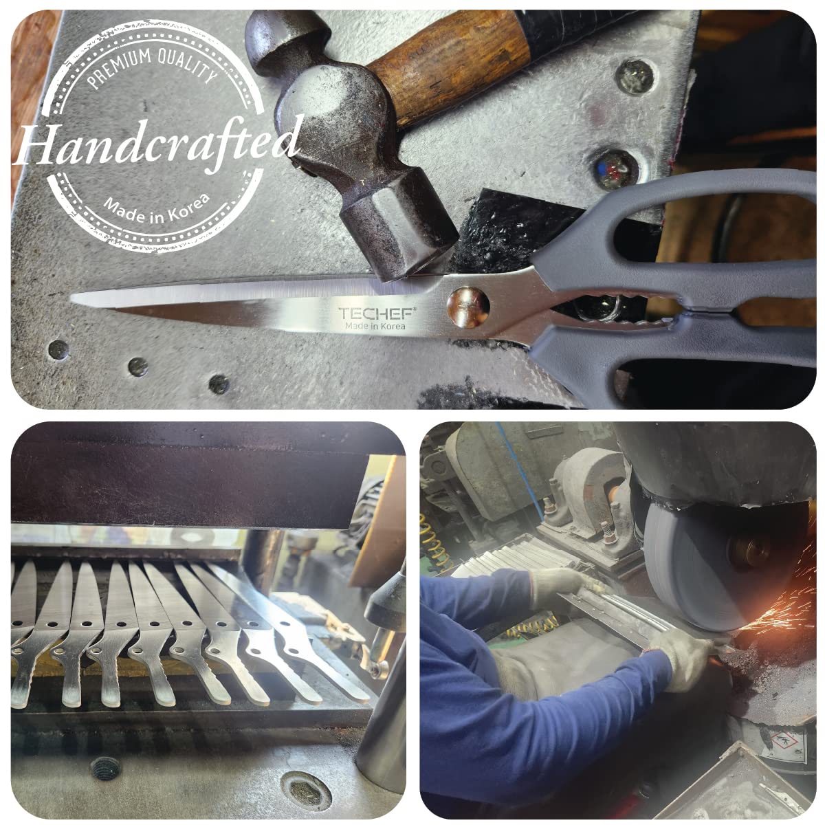 TECHEF Made in Korea badge signaling quality craftsmanship