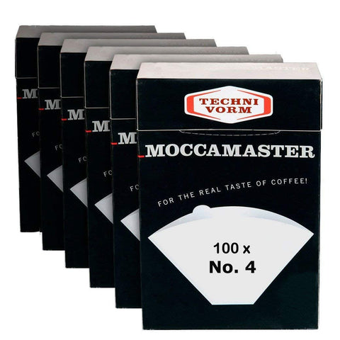 Technivorm Moccamaster no.4 white paper filter for clean extraction