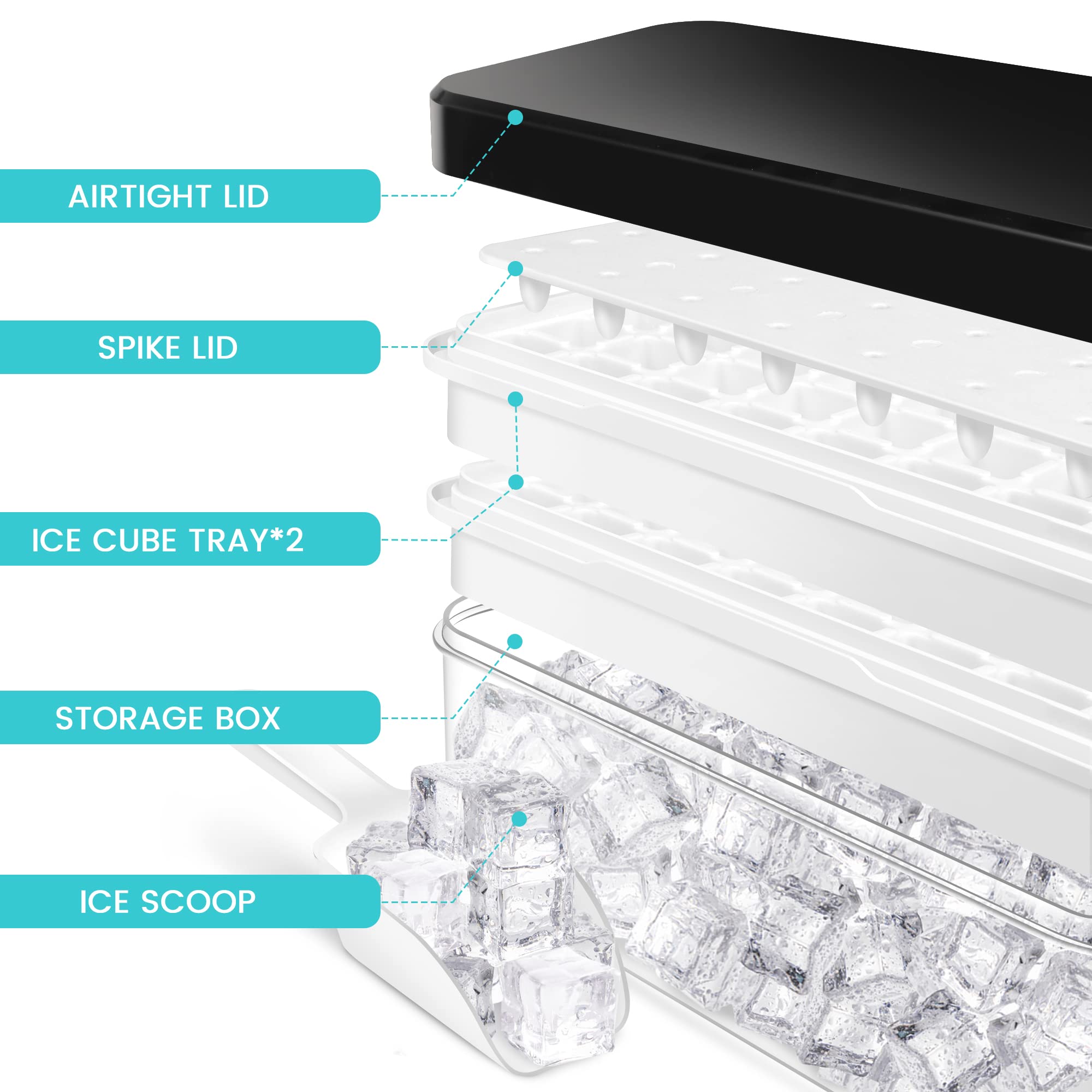 BPA-free materials ensure safe, odorless cooling.