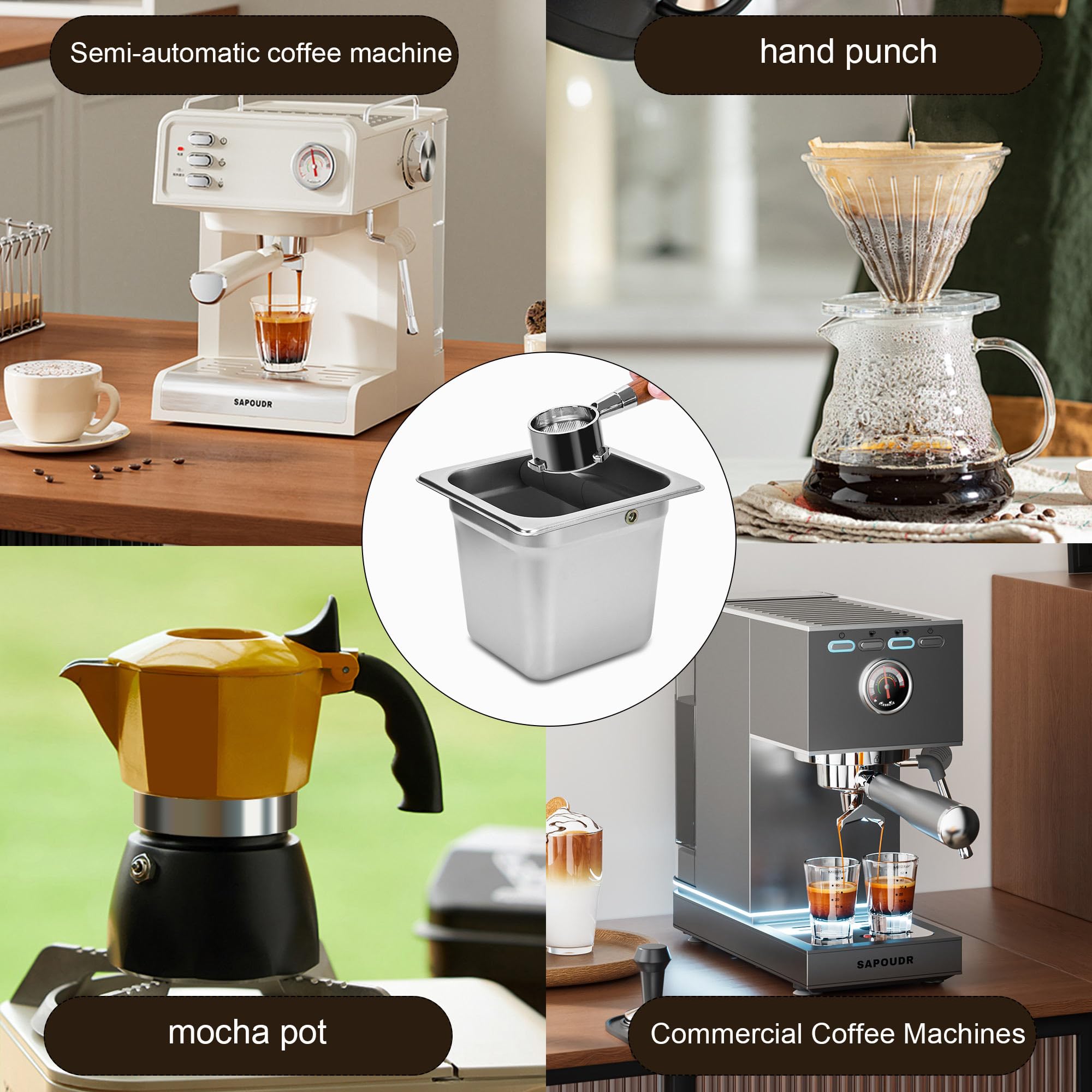 TechShare versatile espresso accessory for home, café, or kitchen setups.