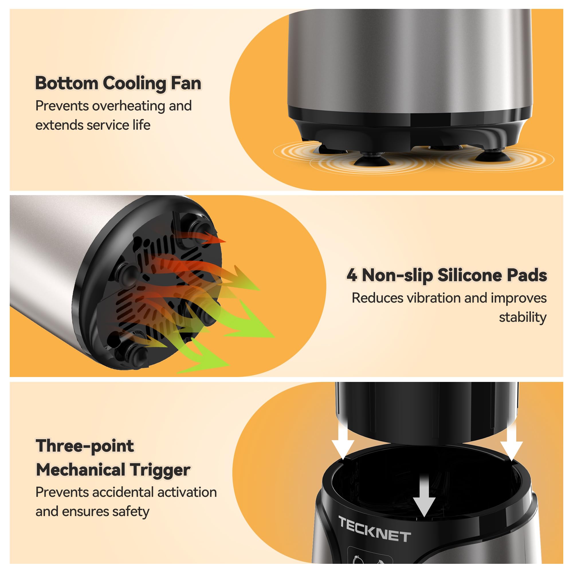 7 in 1 set includes cups, lids, funnel and brush for versatility