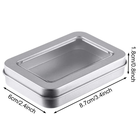TecUnite small storage tin holds candies and gifts neatly