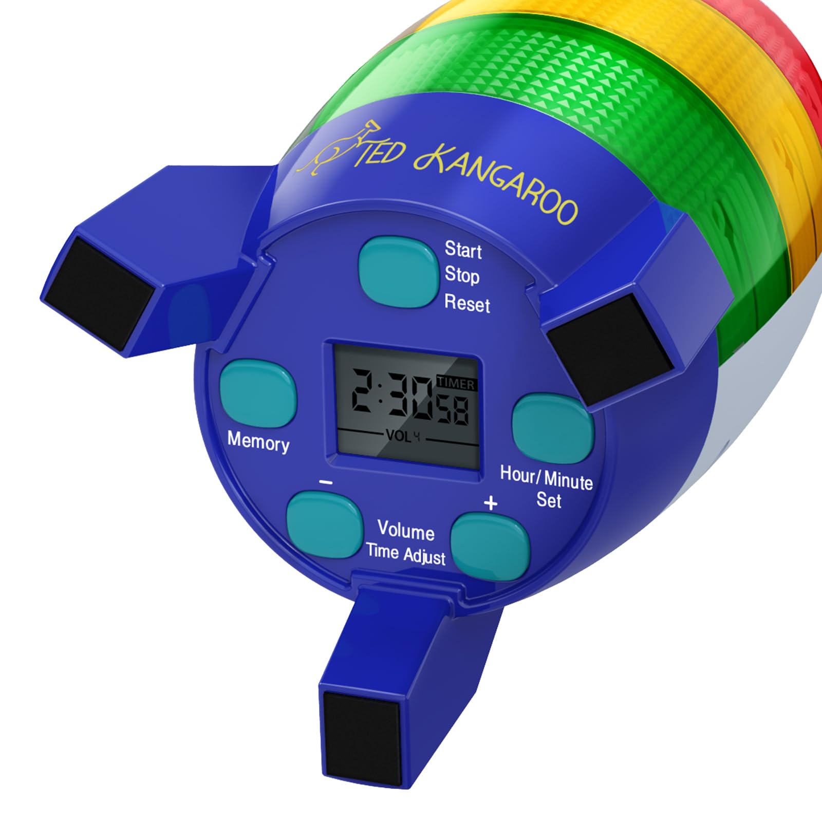 TED KANGAROO timer supports independent daily routines.