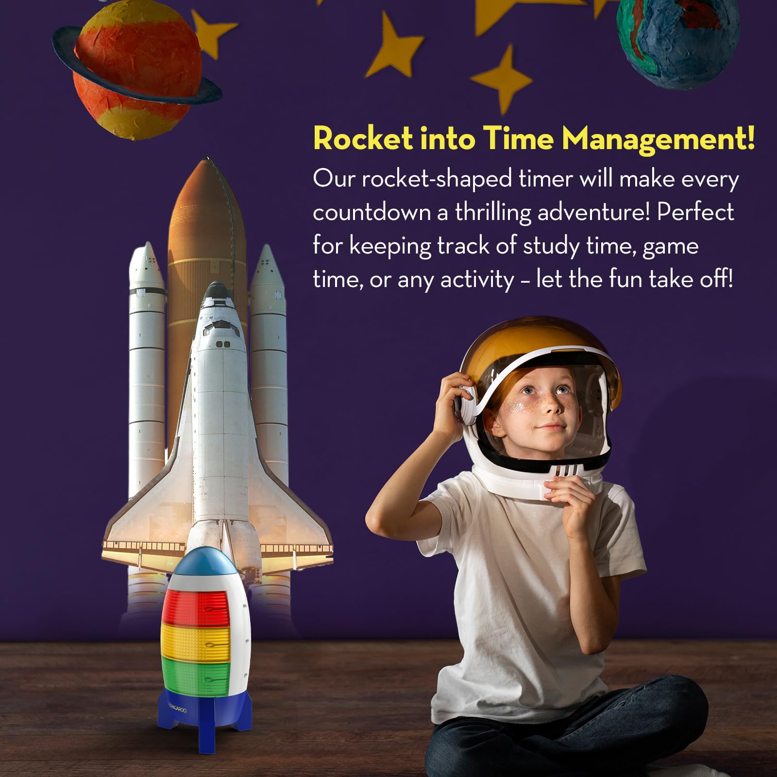 TED KANGAROO timer for home use with playful visuals encourages independent task pacing.