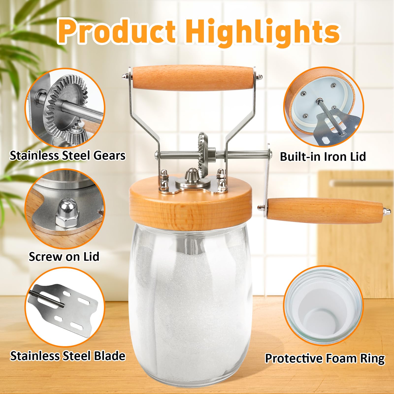 TeeMars Cheese Cloth for butter strains liquids easily.