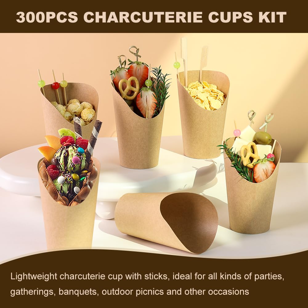 Teemumu snack cups with bead picks for easy skewering