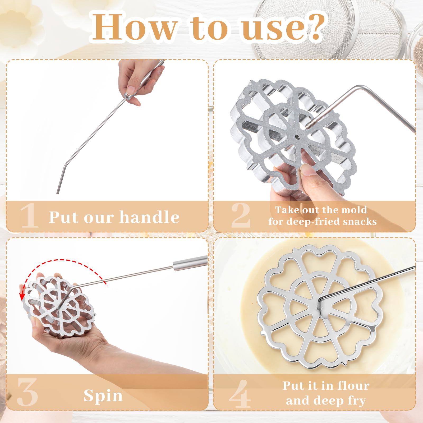 Teenyyou aluminum handle close-up highlighting heat-resistant grip for safe baking