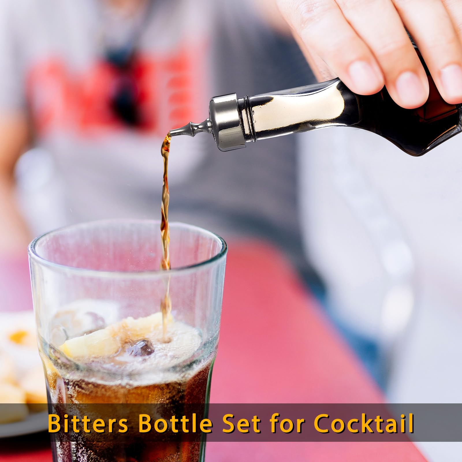 Teenyyou silver dasher bottle ready for a stylish home bar.