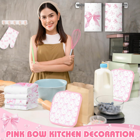 Teenyyou Coquette pink kitchen accessories decorate counters