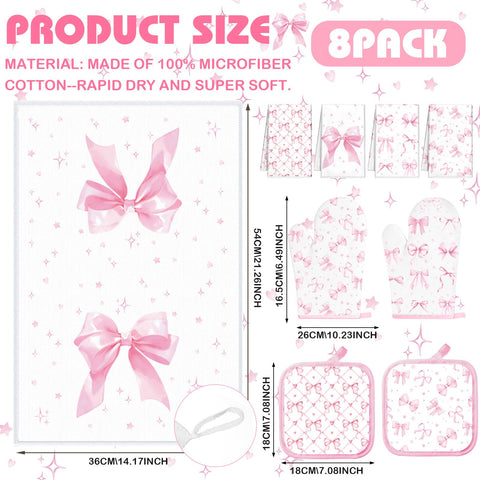 Teenyyou Coquette pink oven mitts grip hot pots safely