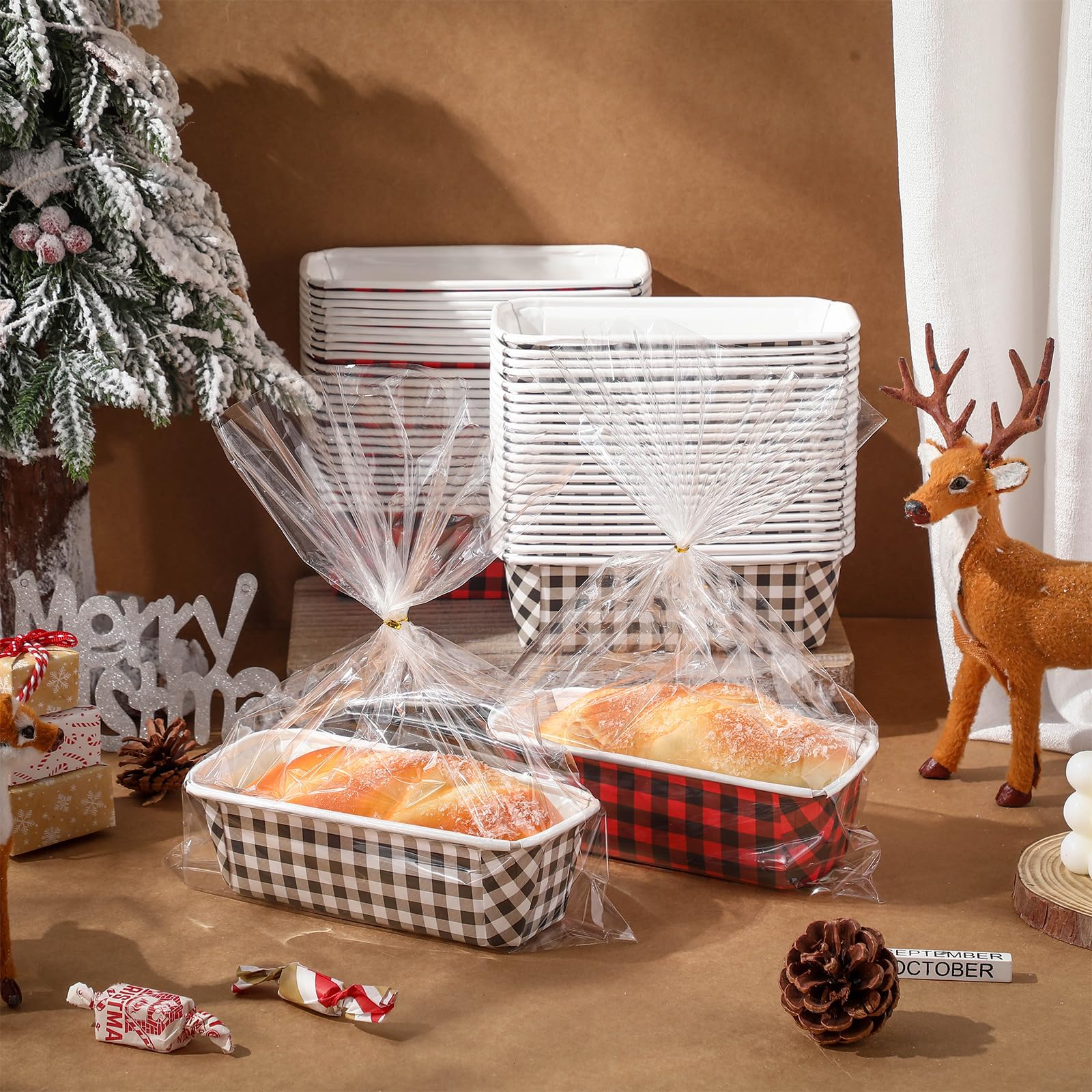 Teenyyou disposable baking trays with festive design for easy cleanup