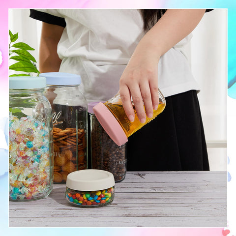 Teenyyou multifunctional lids help organize pantry and jars