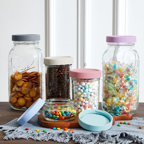 Teenyyou reusable Morandi caps for long-lasting jar storage