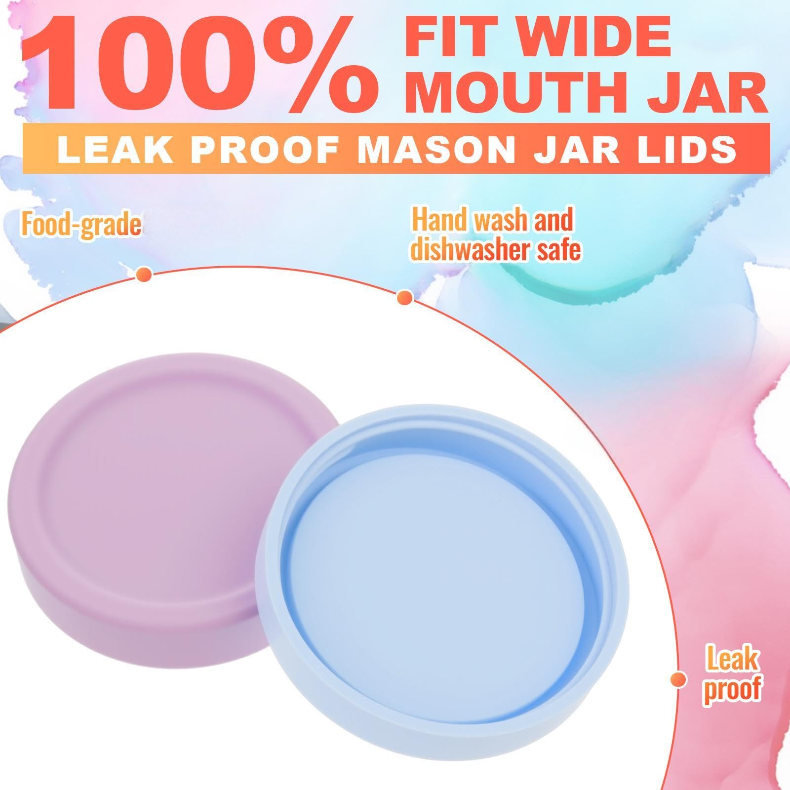Teenyyou universal-fit lids for versatile 86mm jar storage