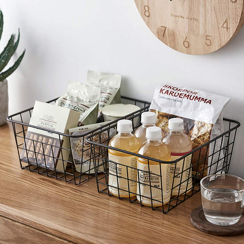 TEETOOKEA bathroom closet storage baskets for clutter-free spaces