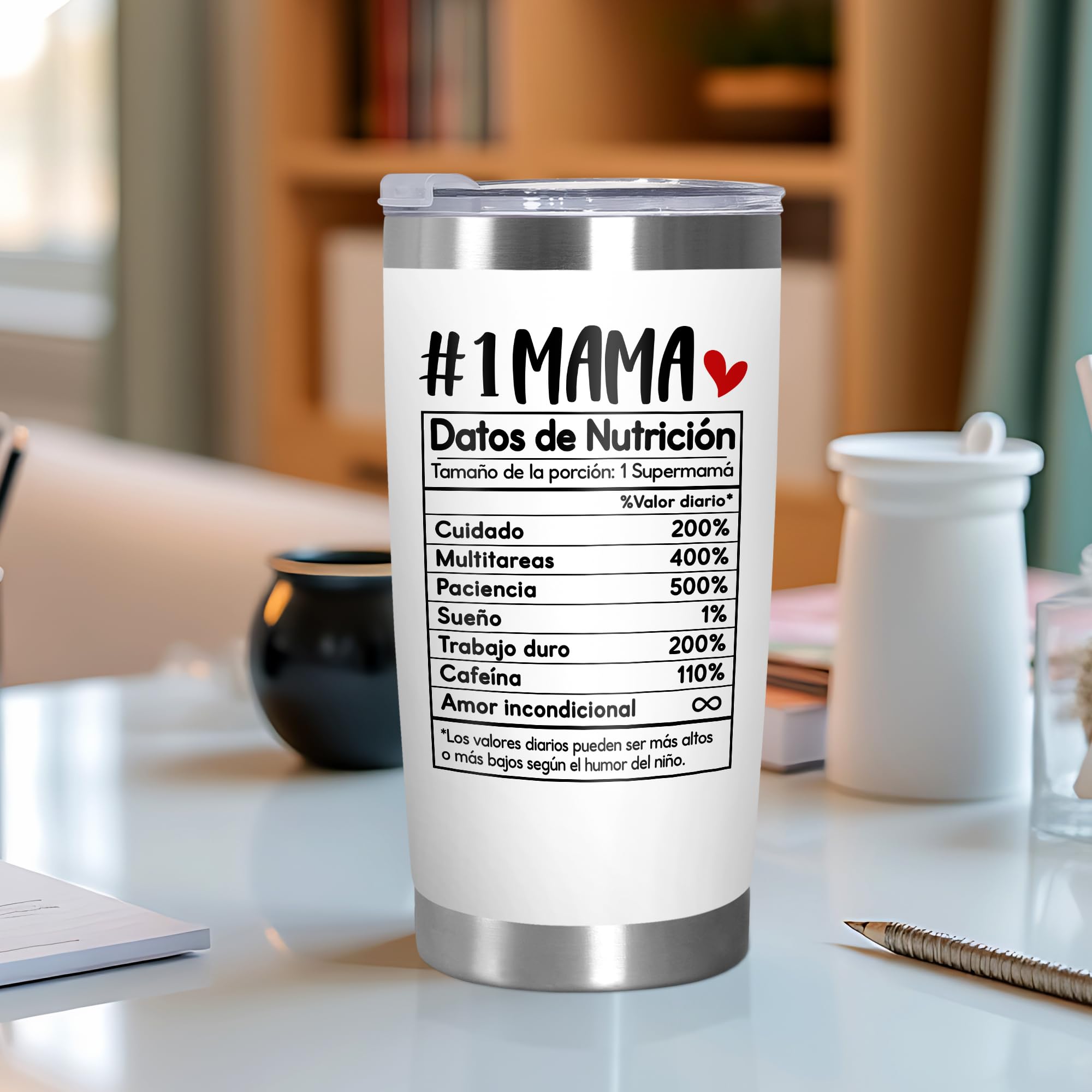 TEEZWONDER 20 oz tumbler in use shows comfortable grip during daily use.