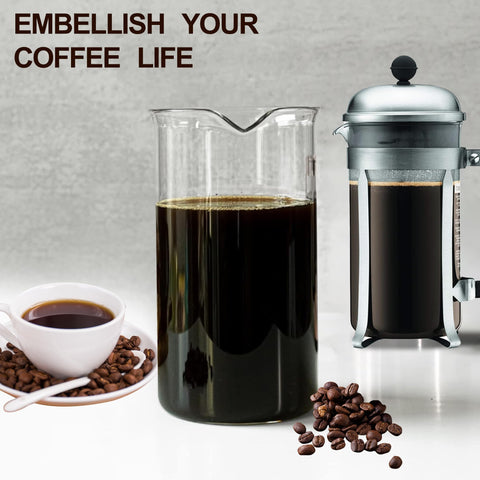 Drip-free creased spout carafe improves pouring cleanliness.