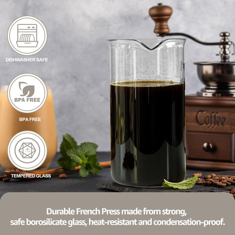TEITEAI universal-fit carafe supports Primula and Grosche for flexible brewing.