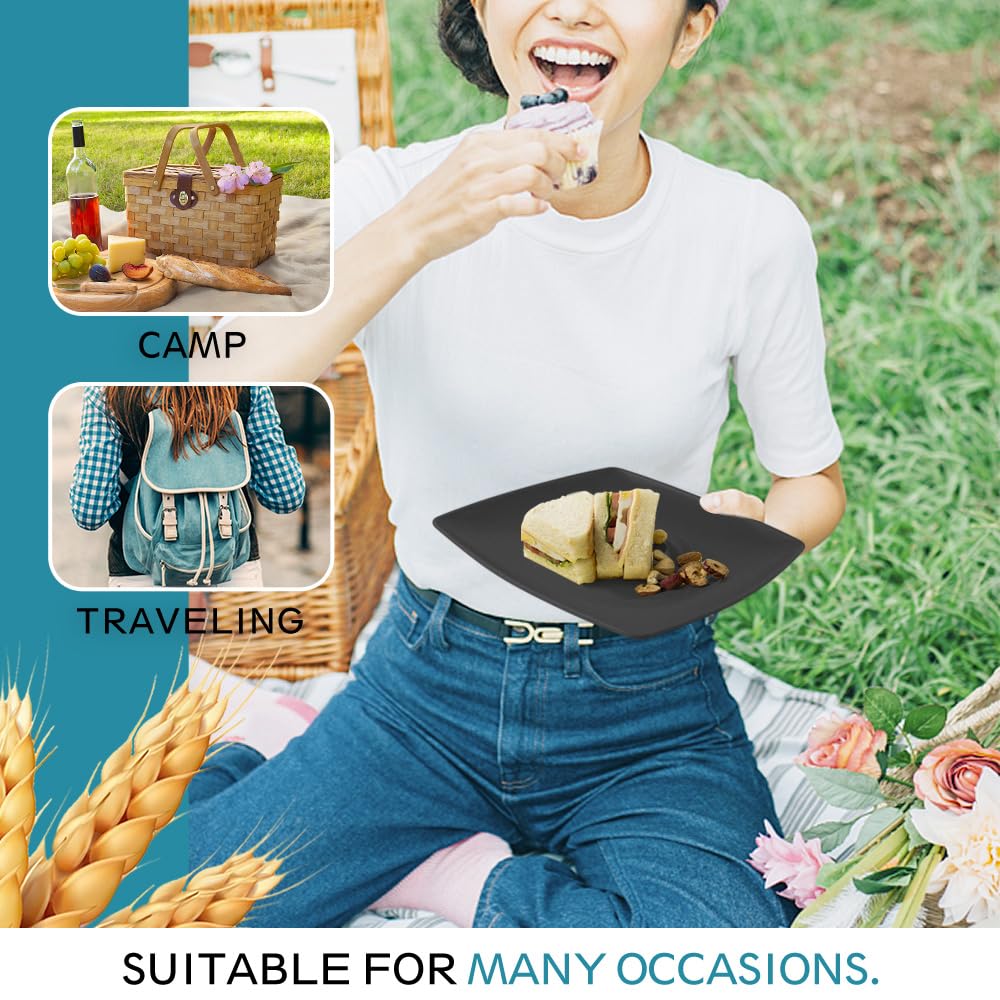 Teivio flatware set with comfortable grip and dishwasher-safe care