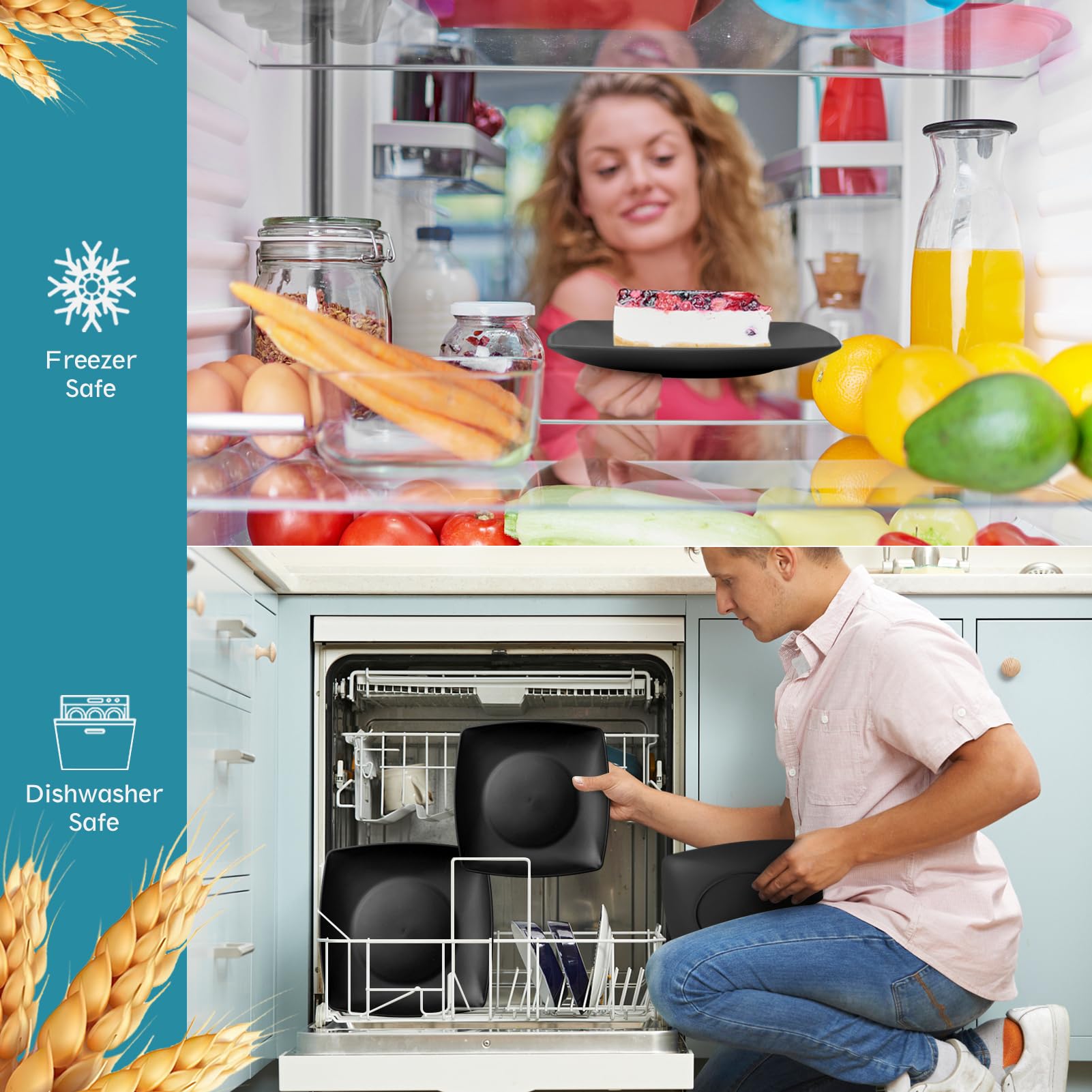 Teivio snack bowls suitable for snacks and fruit