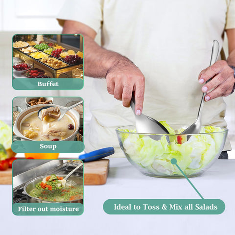 Teivio mirror-polished utensils catch light, easy cleanup after meals.