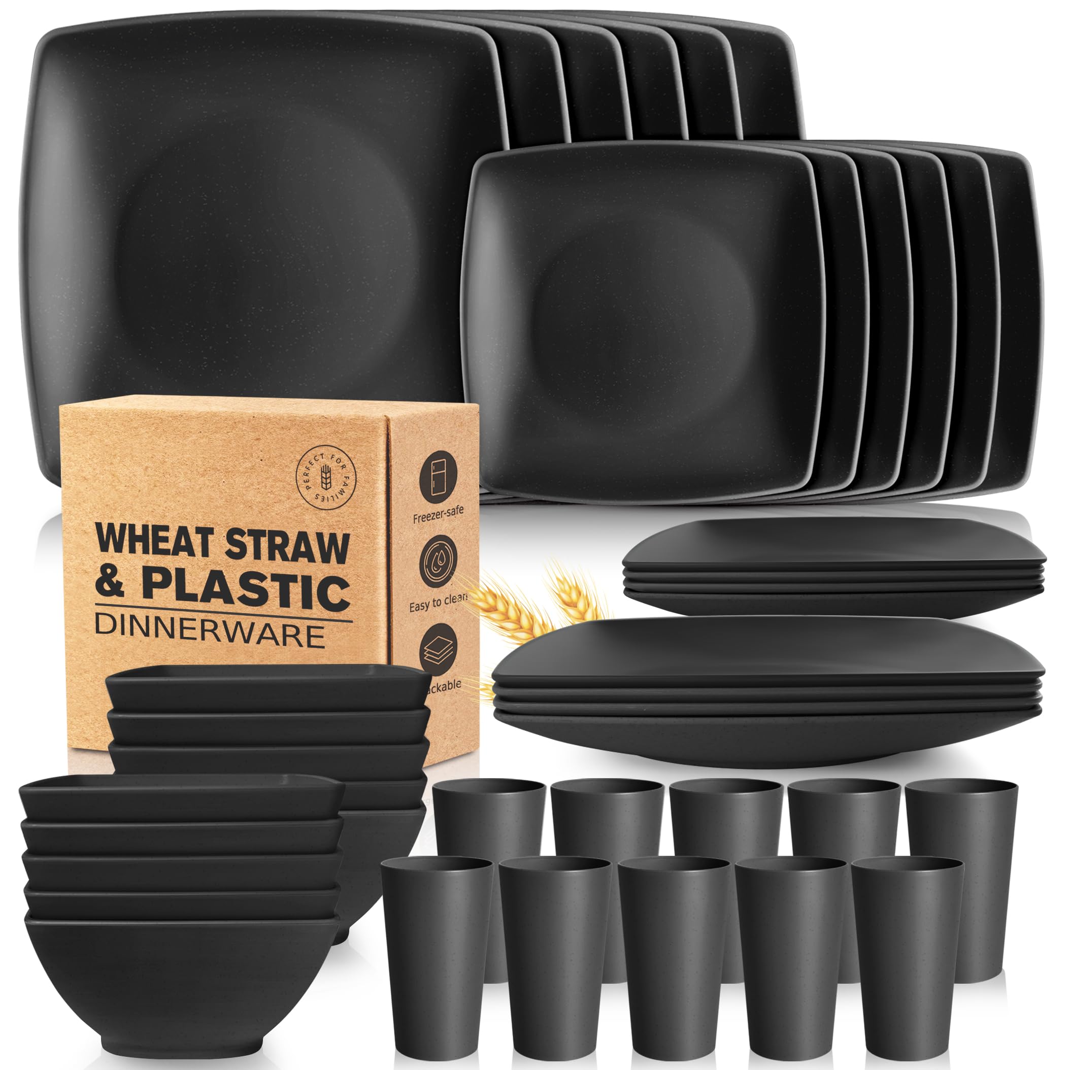 Teivio square dinner plates offer durable everyday dining and versatile matching with flatware.