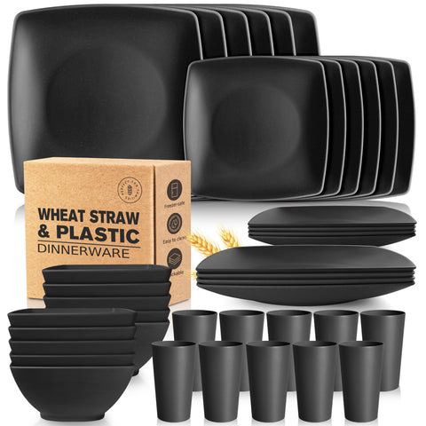 Teivio square dinner plates offer durable everyday dining and versatile matching with flatware.