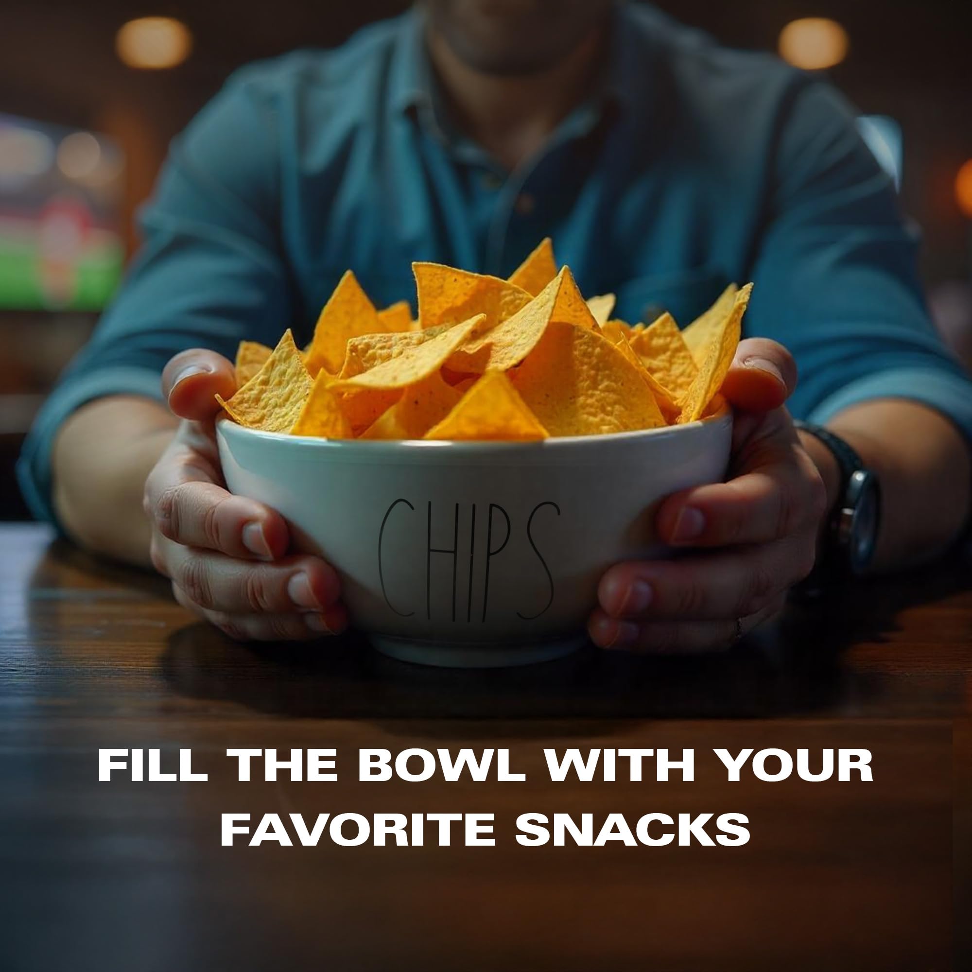 TEKHEUTEN chips bowl closeup highlights shatterproof durability