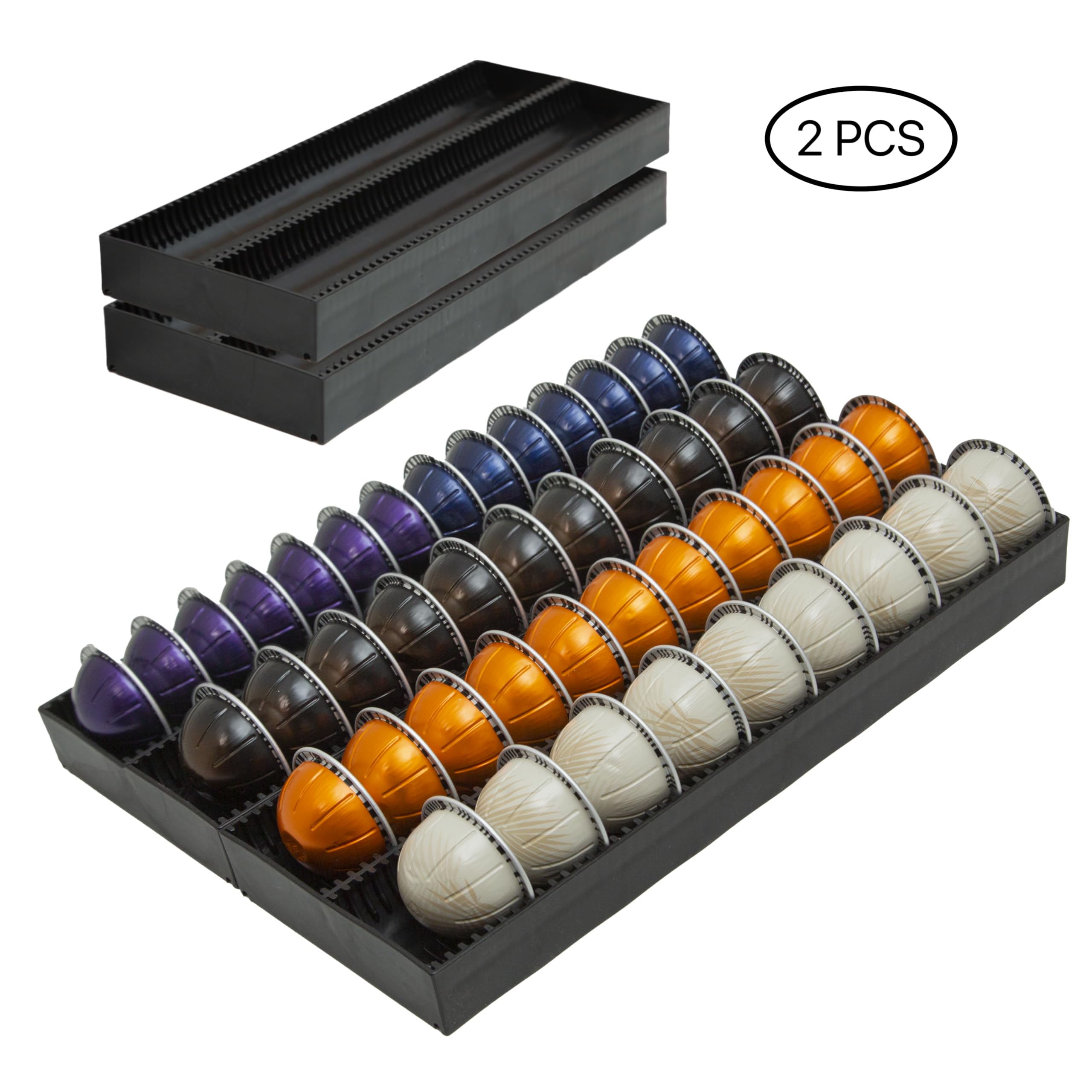 TelKeen coffee pod organizer fits standard drawers for a tidy kitchen