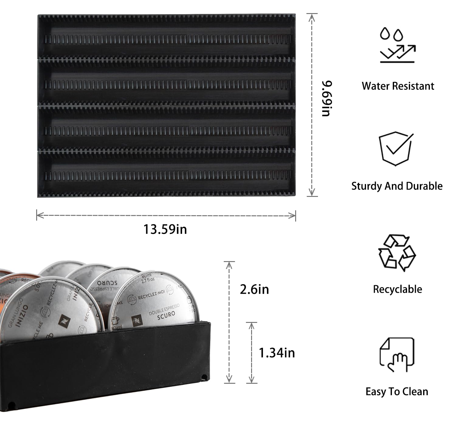 Vertuo pod capacity over 40 capsules for busy mornings
