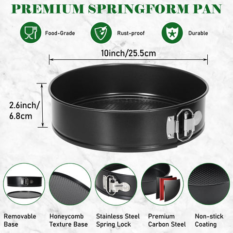 Tellshun removable bottom bakeware enabling quick cake removal.