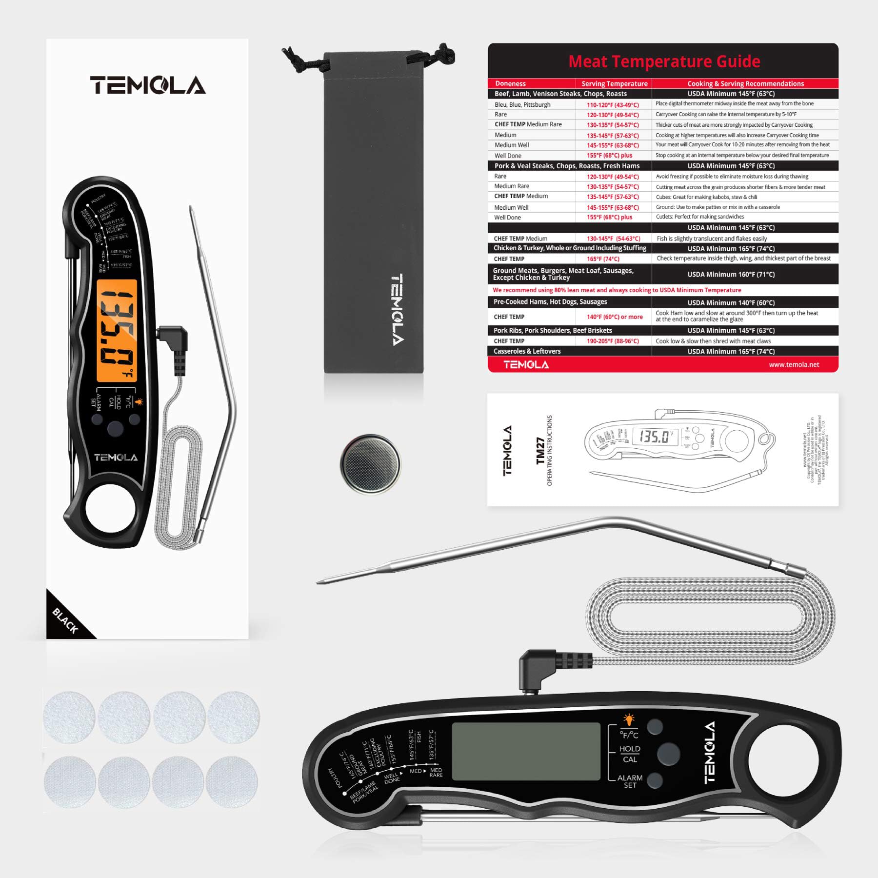 TEMOLA complete kit includes accessories for ready-to-use cooking
