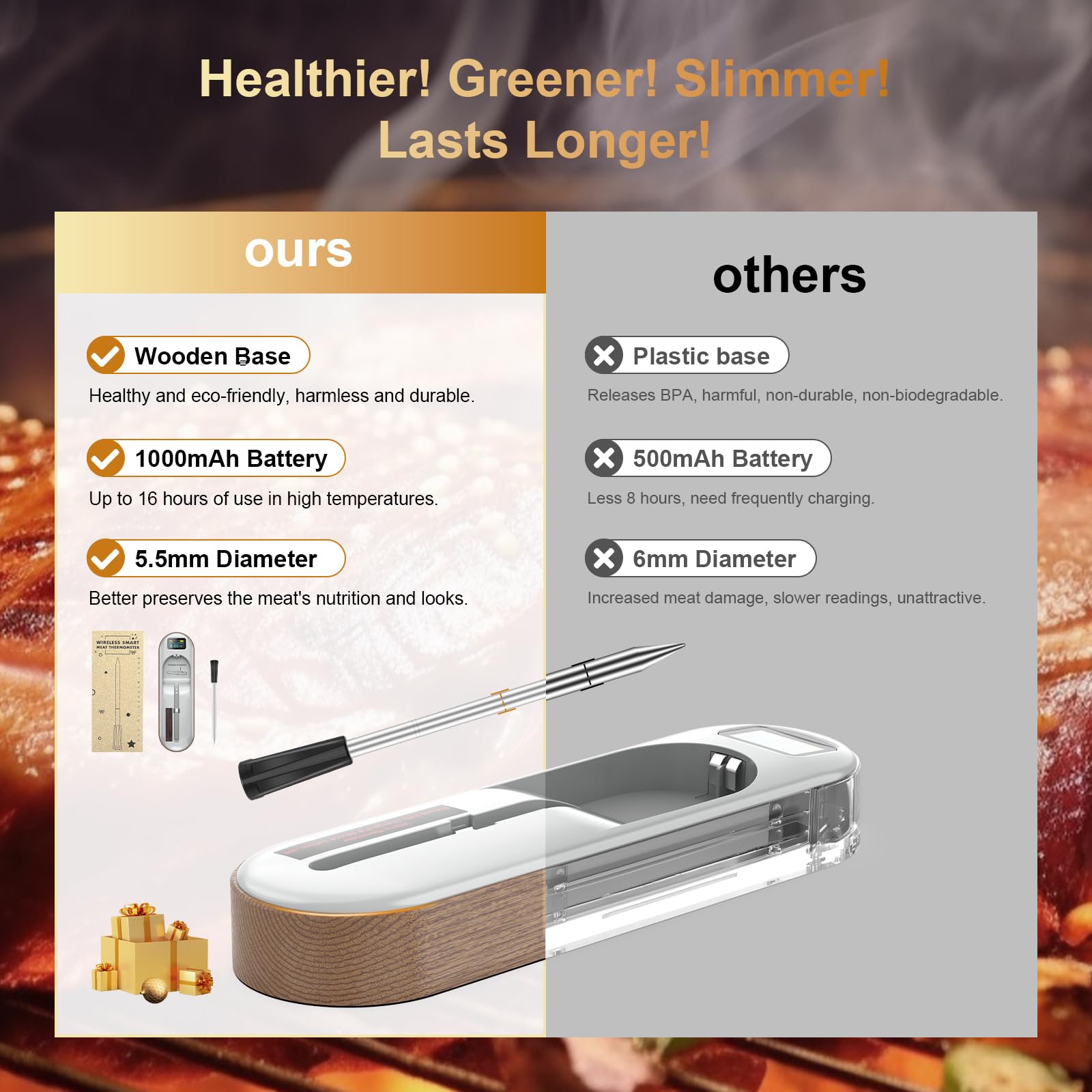 TempGrill versatile for grilling, smoking, rotisserie, and more.