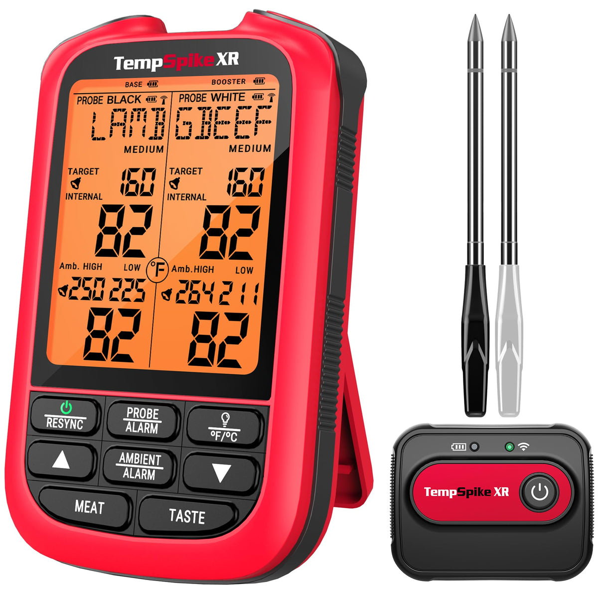 TempSpike 2000ft wireless range for monitoring grill from afar.