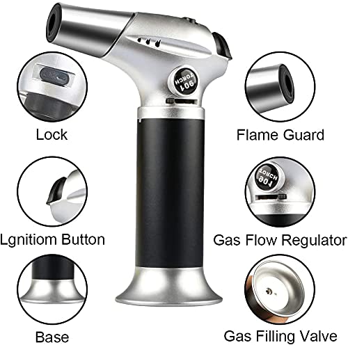 Tencoz blow torch shows ergonomic handle for comfortable control