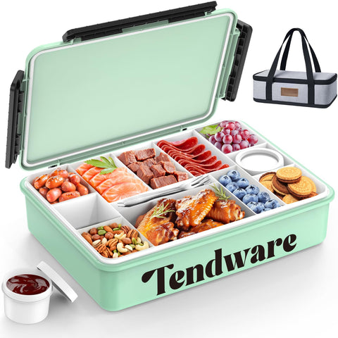 TENDWARE Snackle Box insulated bag shows on-the-go entertaining with warm, fresh snacks.