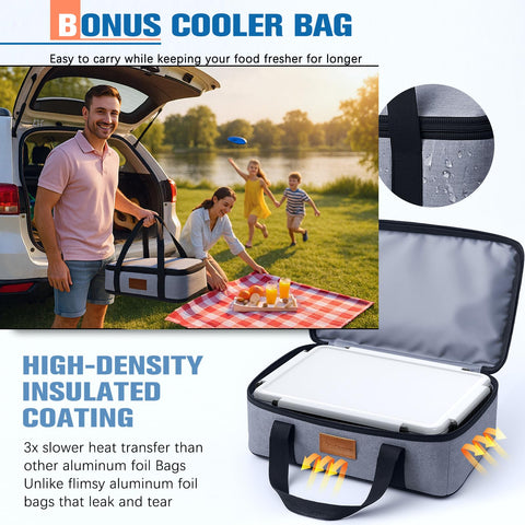 TENDWARE lid clasp allows easy removal and secure reseal on the go
