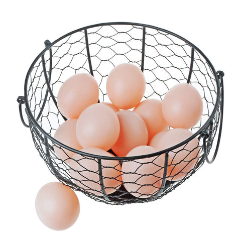 TENINYU egg basket on a counter showing organized storage for up to 24 eggs