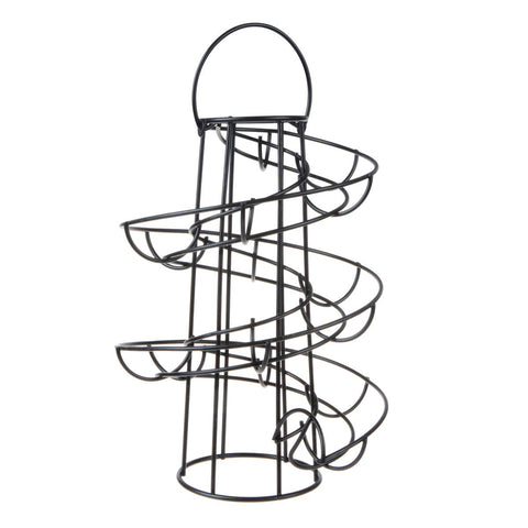 TENINYU Egg Skelter top view showing elegant vertical spiral