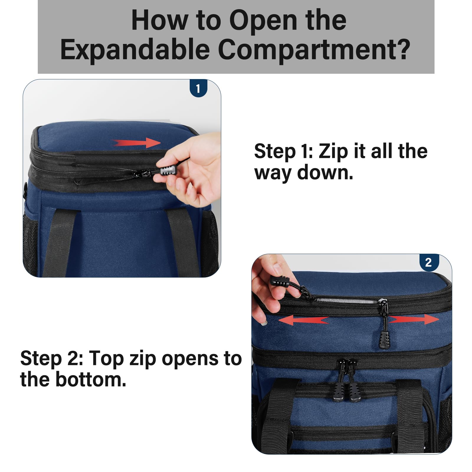TENKIST Large 16L capacity suits work, travel, and outdoor picnics