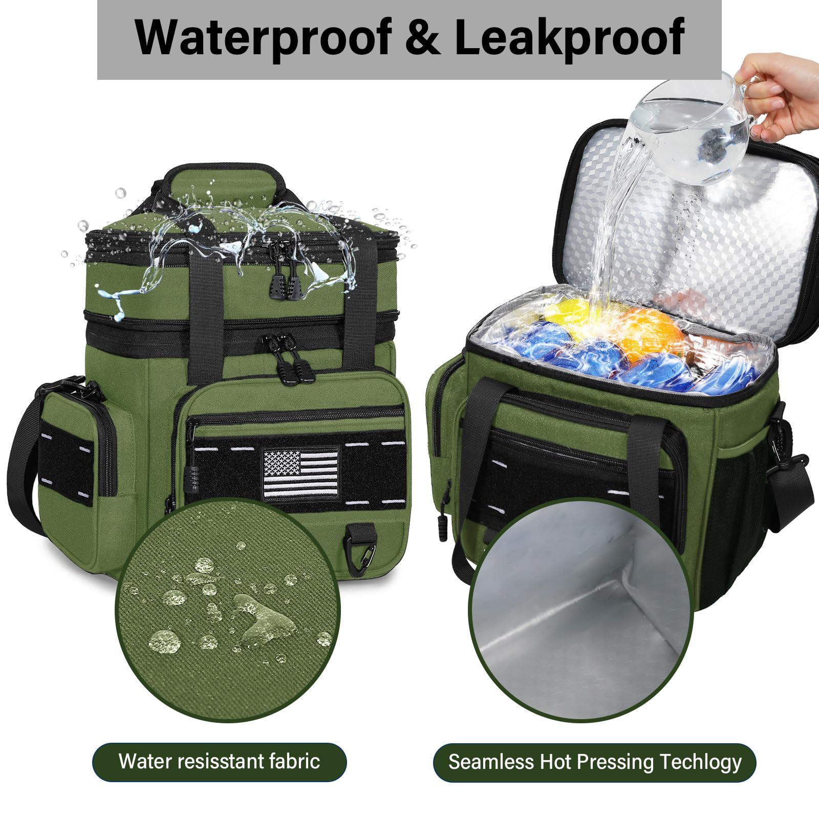 TENKIST interior insulation keeps drinks and meals at the right temperature for hours.