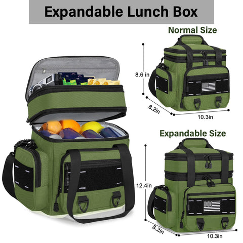 TENKIST lunch box standing upright with reinforced base design for easy loading.