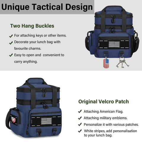 TENKIST Heavy-duty oxford fabric construction resists wear for daily use