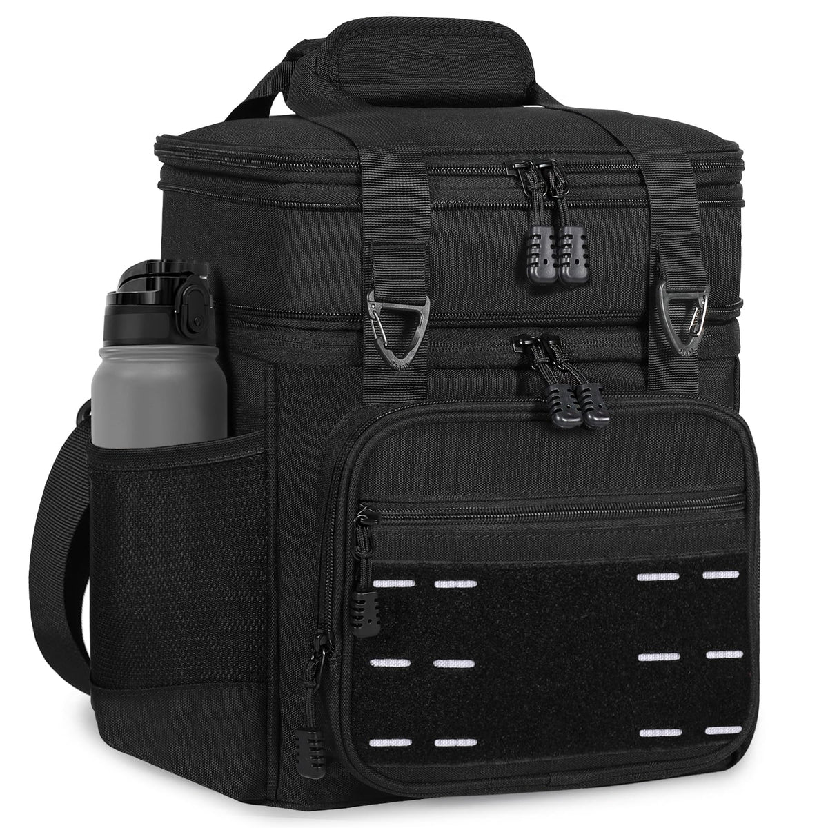 TENKIST lunch box cooler with velcro patch for personalized on-the-go style