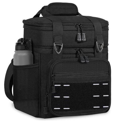 TENKIST lunch box cooler with velcro patch for personalized on-the-go style