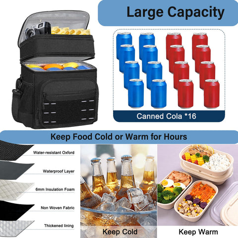 TENKIST lunch box cooler waterproof and leakproof for mess-free trips