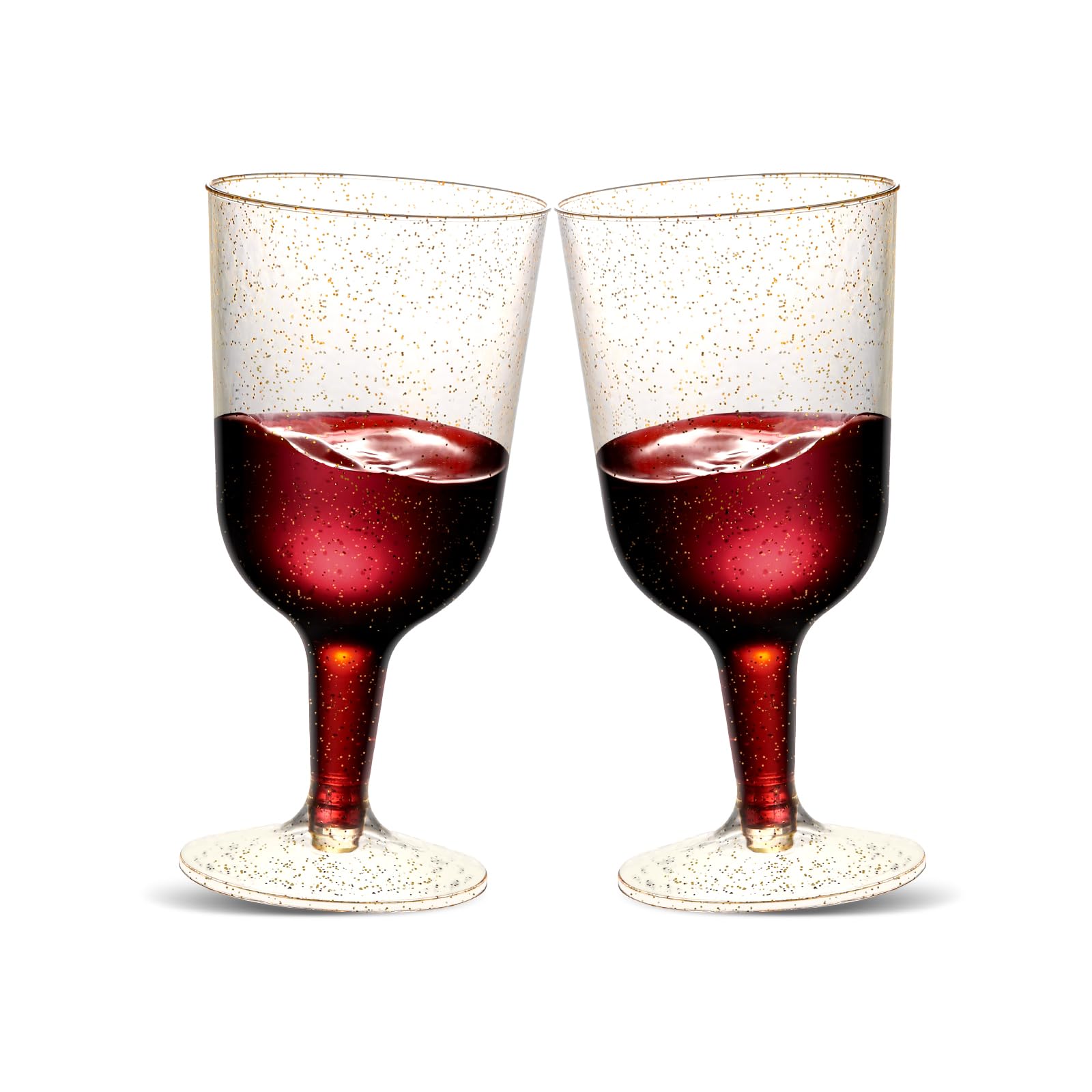 TENYASEN gold glitter 6oz wine glass shines for dessert wine service